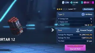 Mech arena 🔰. Rocket mortar 12☄️⚡4 star ⭐... #popular #teammech 