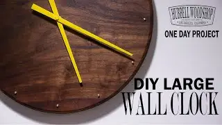 EASY Wall Clock - One Day Build