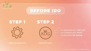 How to join IDO on KingdomStarter Version 2 - Overall steps