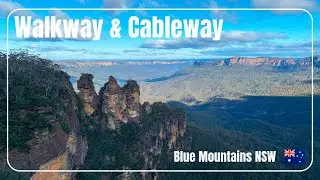 [4K HDR] Scenic Walkway, Scenic Cableway | Blue Mountains Walking Tour | NSW Australia Walk