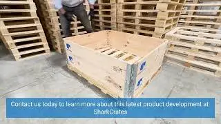 Pallet Collars for Shipping and Storing Your Products from SharkCrates