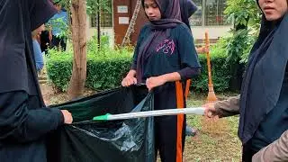 KEBERSIHAN TAMAN DAN PEMBUATAN LUBANG KOMPOSTING X BUSANA 2 KELOMPOK 3