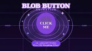 This Blob Button Animation is Crazy 😍 | HTML CSS