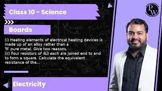 (i) Heating elements of electrical heating devices is made up of an alloy rather than apure metal...