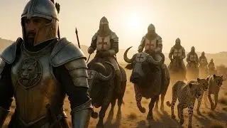 The Order of the Leopard and the Crusaders: Alliance of Knights and Beasts | Epic Fantasy Battle