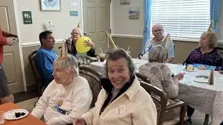January Birthday Party & Group Singing | Transitional Memory Care at Chateau Madeleine, Melbourne FL
