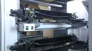 RKP4-1200 Four color flexo printing machine