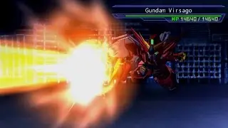 SD Gundam G-Generation Overworld - Gundam Virsago All Animations HQ Texture Pack