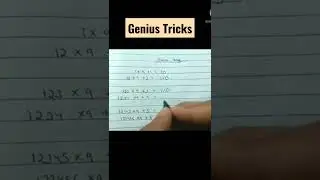 Genius Tricks #maths #mathscam #shorts #daily #mathstricks #mathhub #mathhelpers #youtubeshorts
