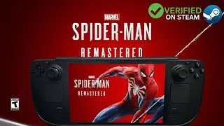 Spider-Man Remastered on the Steam Deck performance