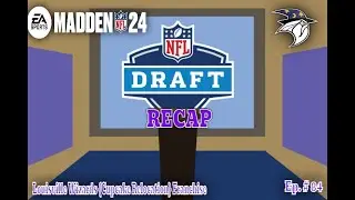Madden 24  Louisville Wizards {Cupcake Relocation} Franchise Ep # 84 Draft Recap | Looking At Trades