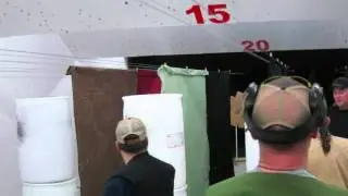MVI 1898 Walkthrough Stage 1 IDPA Match, Shooter's Retreat Litchfield IL 3/22/2016