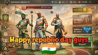 Shadow Fight 4 Republic Day Special 🇮🇳 | Tricolor Arena Gameplay | Athletic Heroes | Ranked Fights 