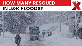 J&K Storm: Flooded Roads And Snowfall Force Emergency Rescue Operations