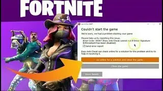 Launch Error Fix : Easy AntiCheat not Installed (FIX) | Epic Games | Fortnite Battle Royale