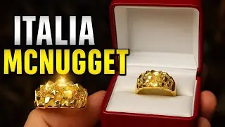10 Piece Coming Right Up ‼️ Italia Chains Gold Nugget Ring Review 