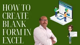 HOW TO CREATE BLANK FORM IN EXCEL #viralvideo #excelsheet