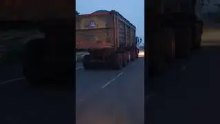 Truck Driver Dangerous Turn #automobile #heavydriver #truckdriver #truck #trucks #roadlife