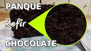 Receta: Panqué de chocolate de masa fermentada con kéfir / búlgaros