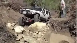 Supercharged Jeep Cherokee Rock Crawler