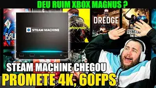 MEU DEUS ! o STEAM MACHINE chegou, vai RIVALIZAR com o XBOX MAGNUS ? - REAGINDO e ANALISANDO TUDO !!