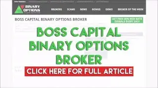 Boss Capital Binary Options Broker