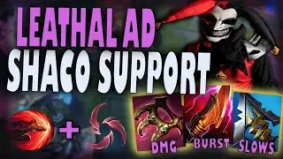 WILD SHACO SUPPORT GOES FULL AD ASSASSIN (BACK STABS DO WILD BURST DAMAGE)