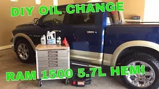 ИНСТРУКЦИЯ: ЗАМЕНА МАСЛА В ДВИГАТЕЛЕ RAM 1500 HEMI