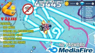 MOD MENU‼️Snake io Mod Menu Terbaru Versi 2.2.112 Apk || God Mode, Unlock Skin, Unlock Accessories