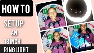 How to assemble an 18 inch ring light|step by step tutorial