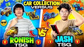 Car Collection Versus With TSG JASH 😱 First Time In Free Fire History 🏎️ Car Vs Bike - Free Fire Max