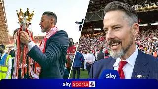 Arsenal co-chairman Josh Kroenke REACTS to Arsenal winning the Premier League! 🏆