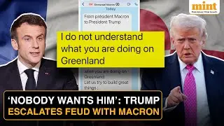 Donald Trump Makes Macron&rsquo;s Private Texts Public, Threatens 200% Tariffs Over Greenland & Gaza Snub