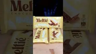 🫧 Meltie White Bubble Chocolate Milkshake ASMR
