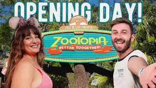 Zootopia Opening Day & Saying Goodbye to Dinosaur | Full Disney Day