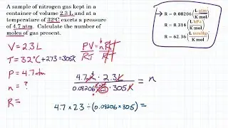 Ideal Gas Law - Practice - 1