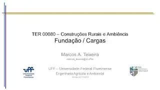 TER00080 - Construções Rurais -  Fundações e Cargas