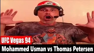 UFC Vegas 94: Mohammed Usman vs Thomas Petersen REACTION