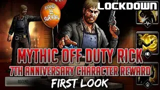 TWD RTS: Mythic Off Duty Rick, 7th Anniversary Character Reward! The Walking Dead: Road to Survival