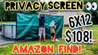 How to build a BUDGET friendly PRIVACY SCREEN 