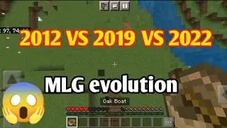 2012 VS 2019 VS 2022 MLG in Minecraft | MLG evolution