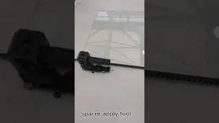 double glass making line spacers apply process