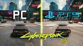 Cyberpunk 2077: PS5 против ПК // Сравнение графики (патч 1.5/обновление следующего поколения)