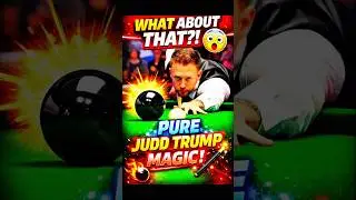 WHAT A SHOT! 😱 Judd Trump on the Black | Unreal Snooker Moment