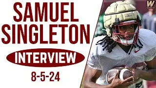 FSU RB Samuel Singleton Jr. on Growth, Running Backs | FSU Football | Warchant TV #FSU