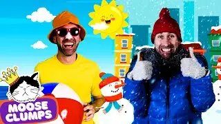 Weather Song ☀️ | KARAOKE! | Mooseclumps| Sing Along With Me! | Kids Songs