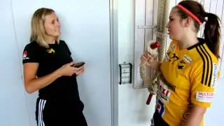 Sara intervjuar materialare Anete! Endre IF