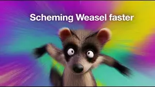 Scheming Weasel (FASTER) 😈 | Viral Meme Song | Speed Up Remix