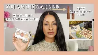 CHANTECAILLE Fall 2020 Safari Eye Trio 🐘 + Lip Veil | Eye Swatches | Demo | Review