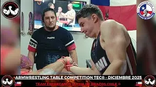 🔥ARMWRESTLING TABLE JUNIOR'S-YOUTH-SENIOR MEN TEC®/SCLB® CHILE - DICIEMBRE 2025🇨🇱